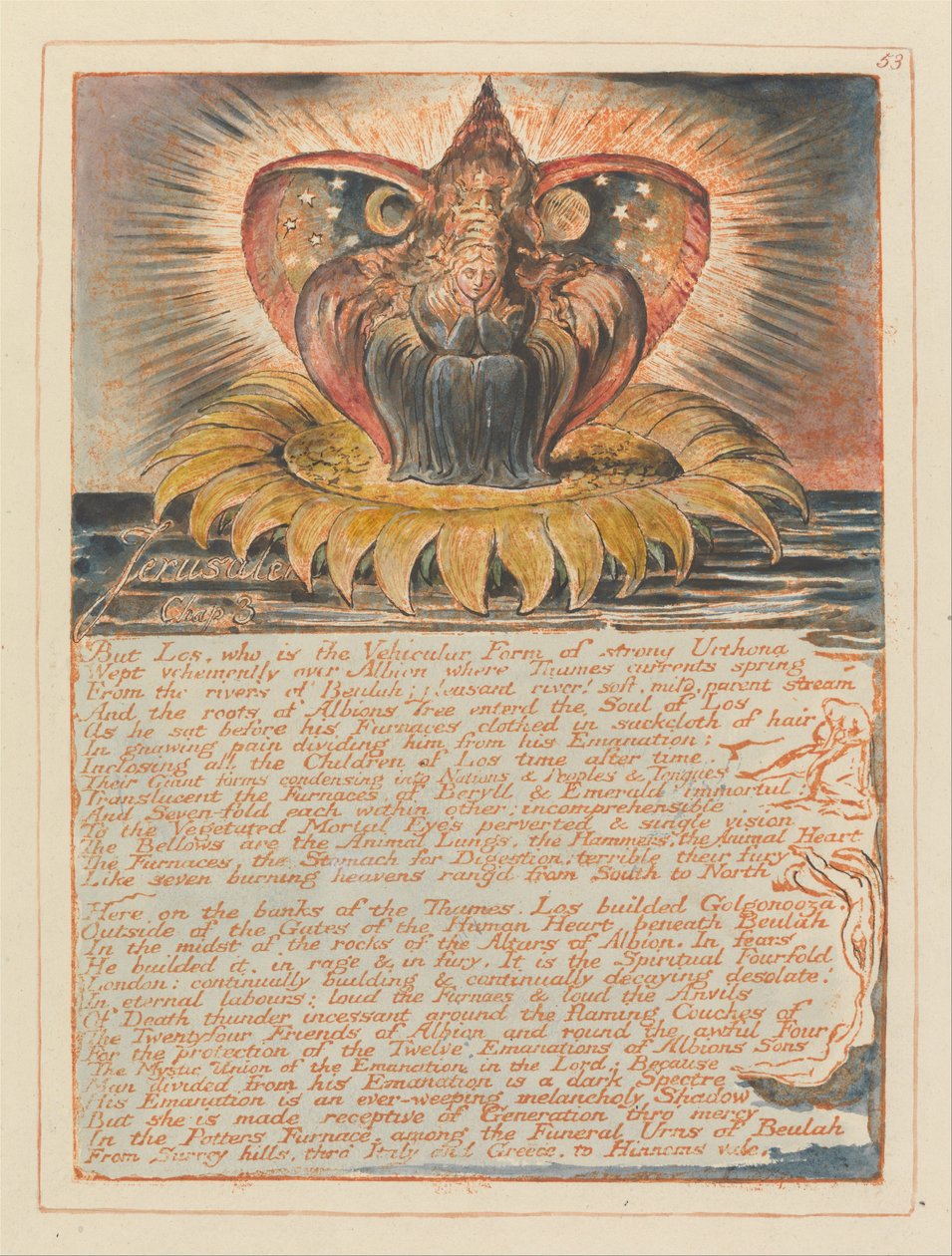 Jerusalém, Placa 53, Jerusalém, cap. 3 de William Blake
