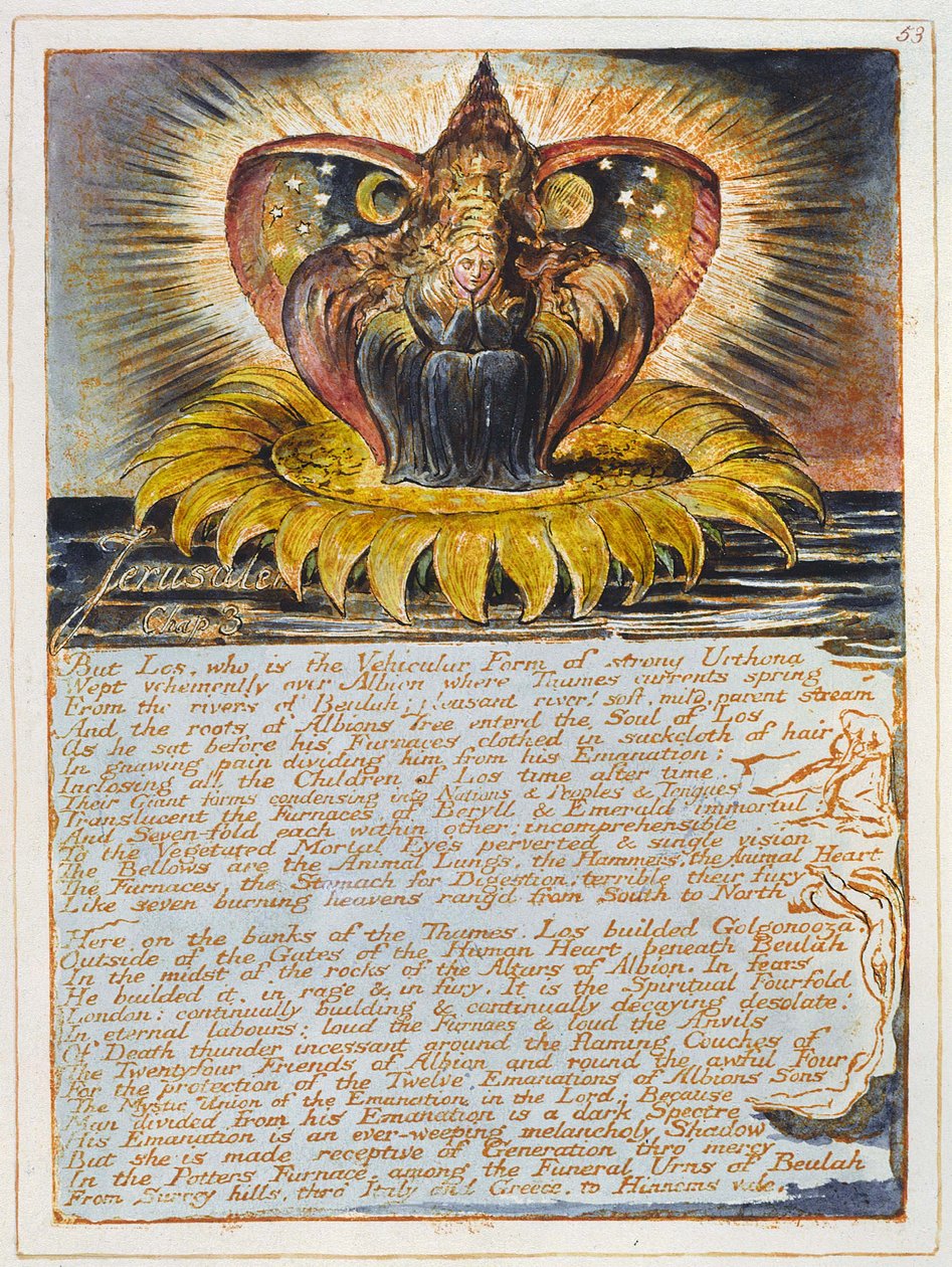 Jerusalém a emanação do gigante Albion de William Blake