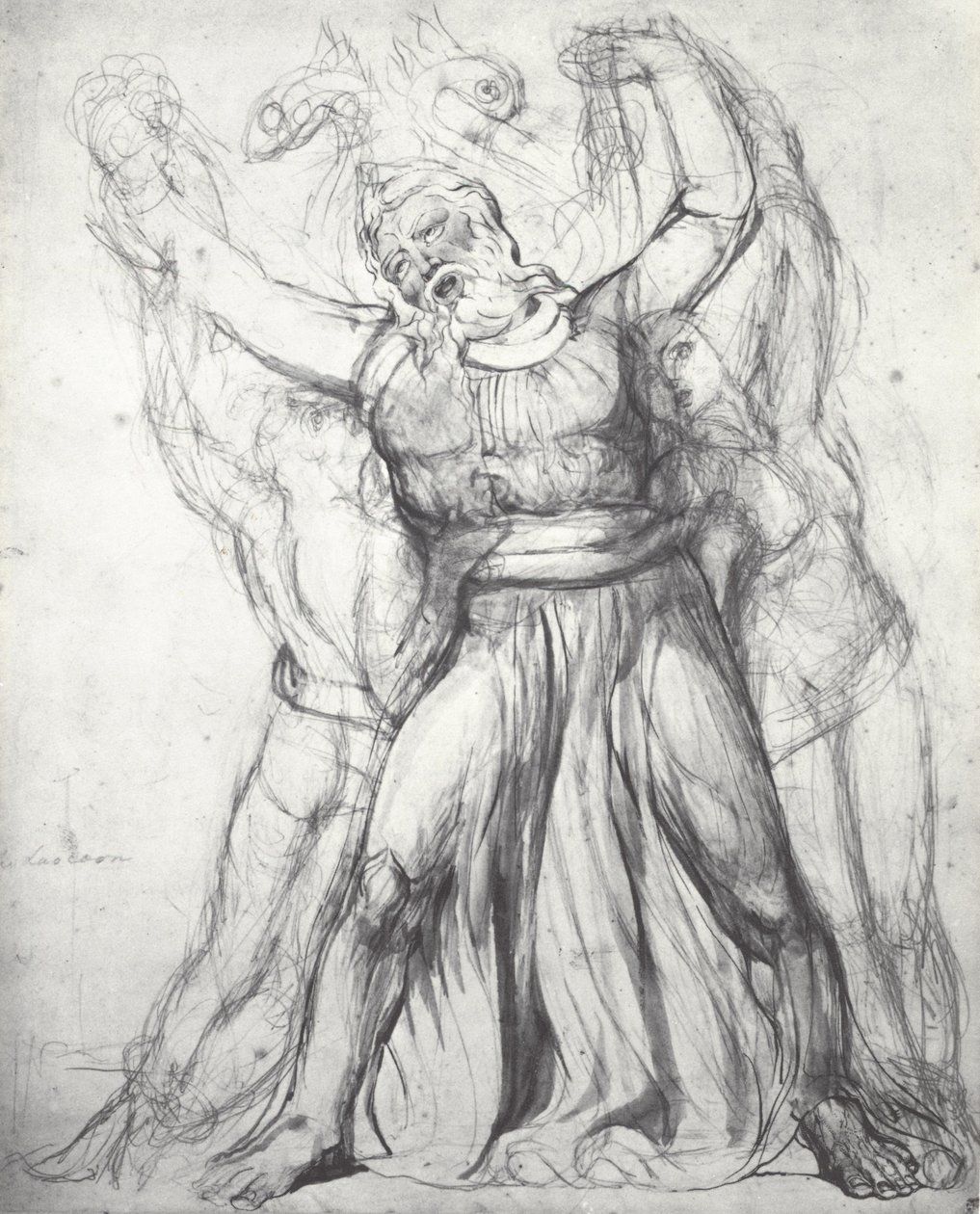 Laocoonte de William Blake