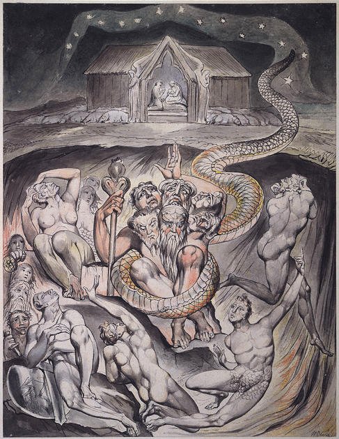 Na manhã da natividade de Christs de William Blake