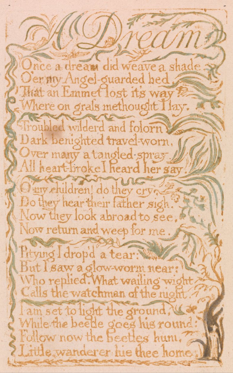 Canções da Inocência, Placa 4, de William Blake
