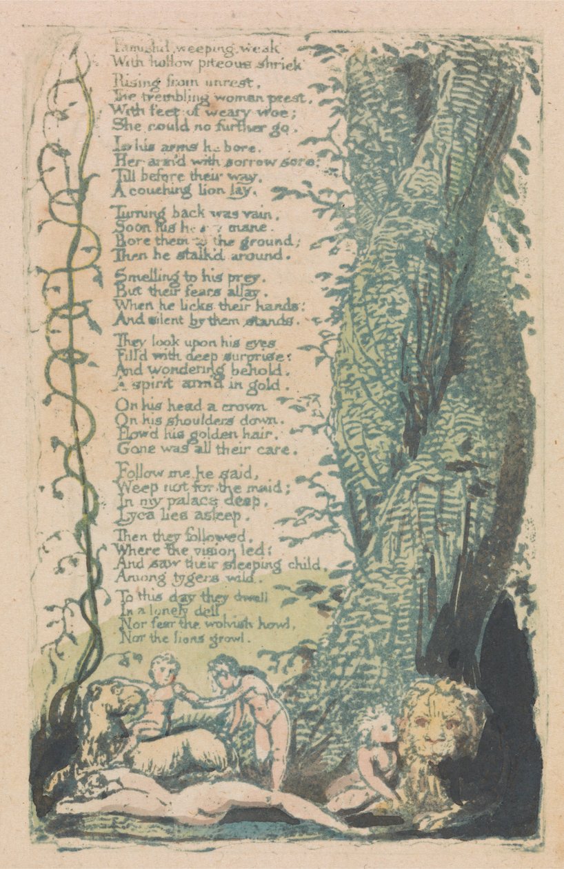 Canções da Inocência e da Experiência, Placa 22, de William Blake