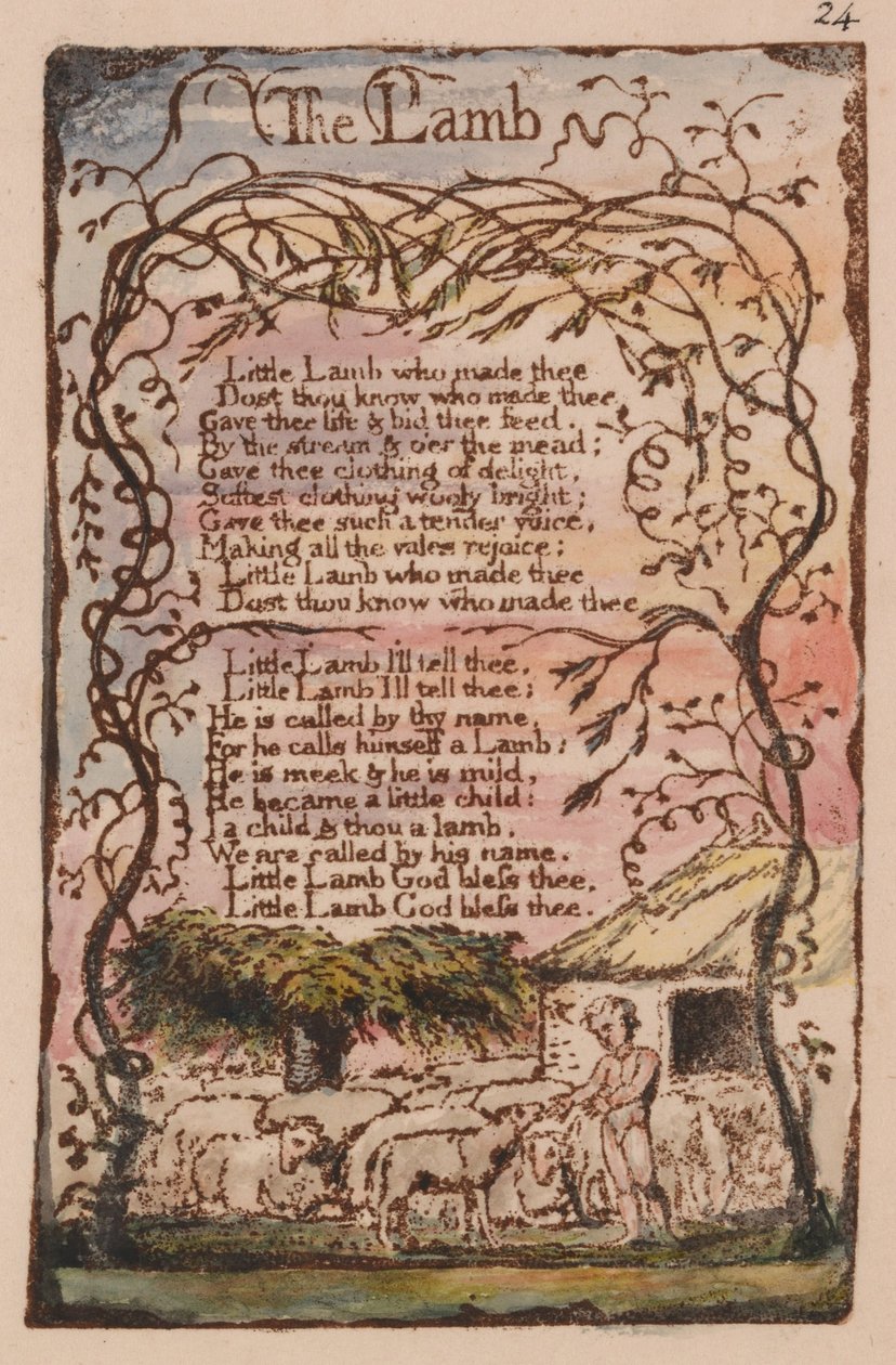 Canções da Inocência e da Experiência, Placa 24, de William Blake