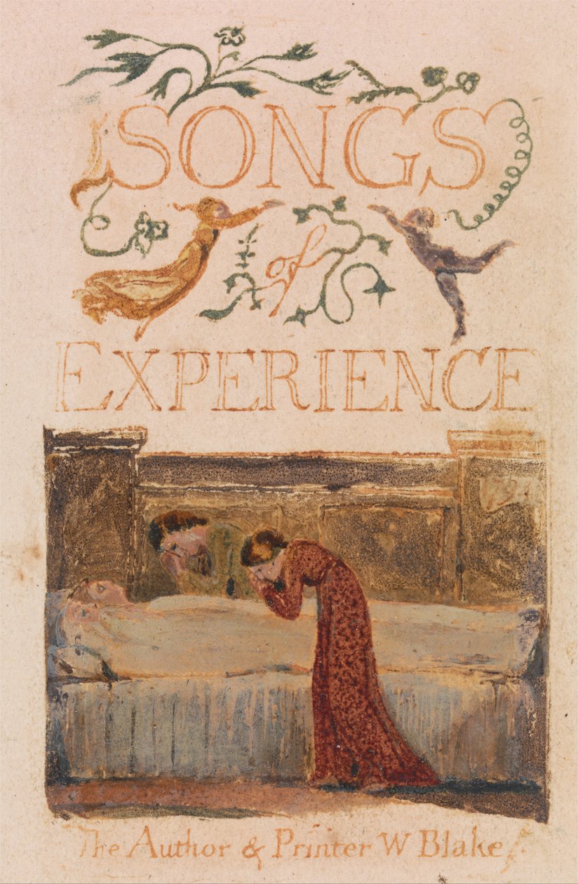 Canções da Inocência e da Experiência, Plate 33, Experience Title Page (Bentley 29) de William Blake