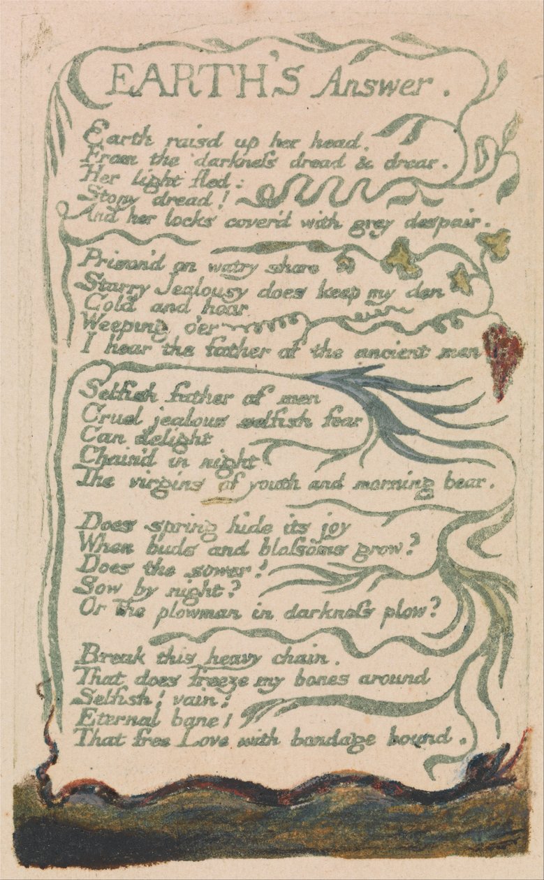 Canções da Inocência e da Experiência, Placa 35, de William Blake