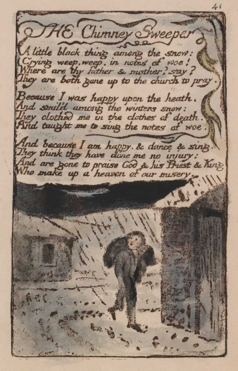 Canções da Inocência e da Experiência, Placa 41, de William Blake