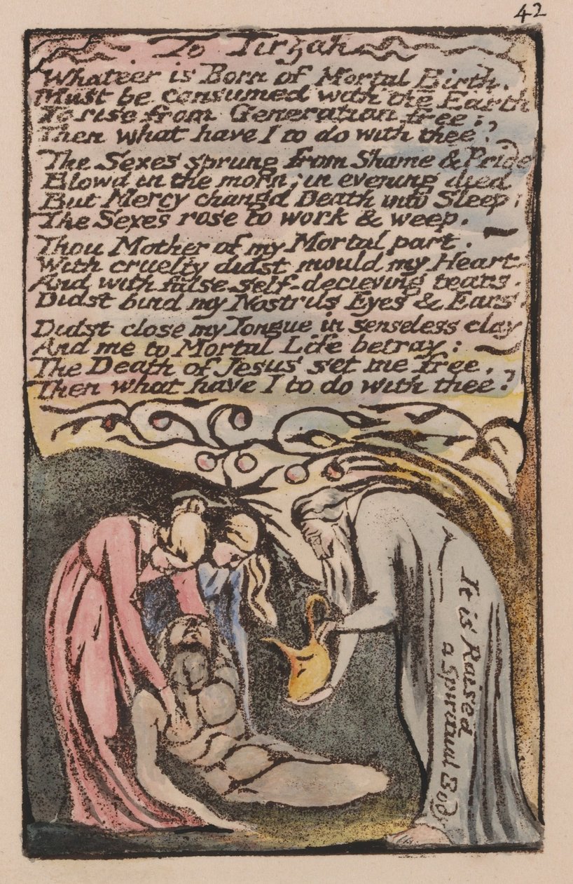 Canções da Inocência e da Experiência, Placa 42, de William Blake