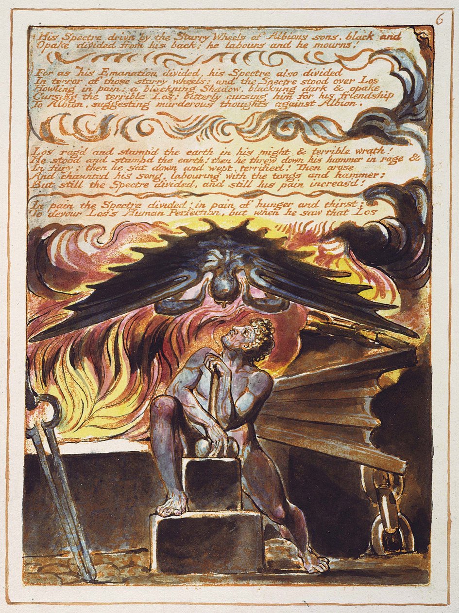 A emanação do gigante Albion de William Blake