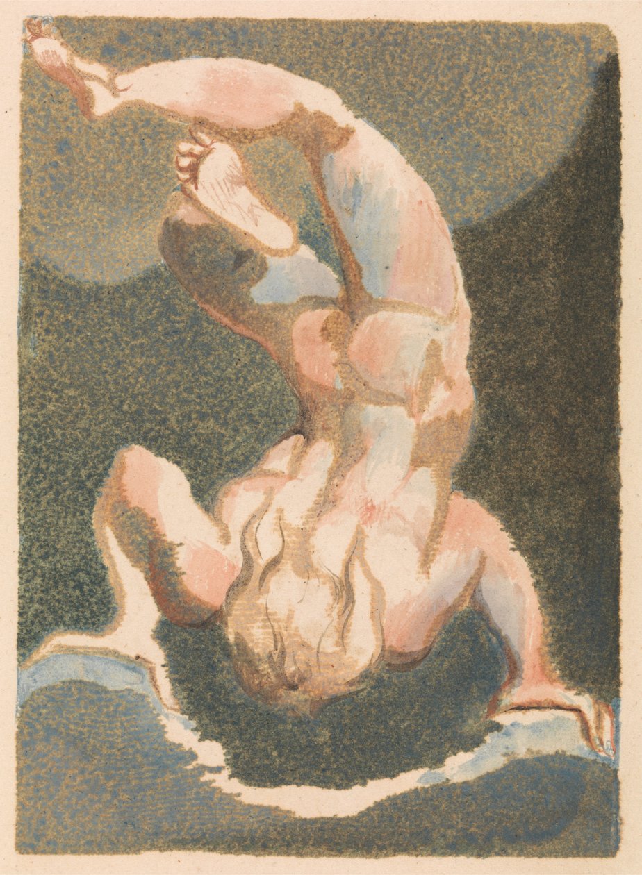 O Primeiro Livro de Urizen, Placa 14 (Bentley 14) de William Blake
