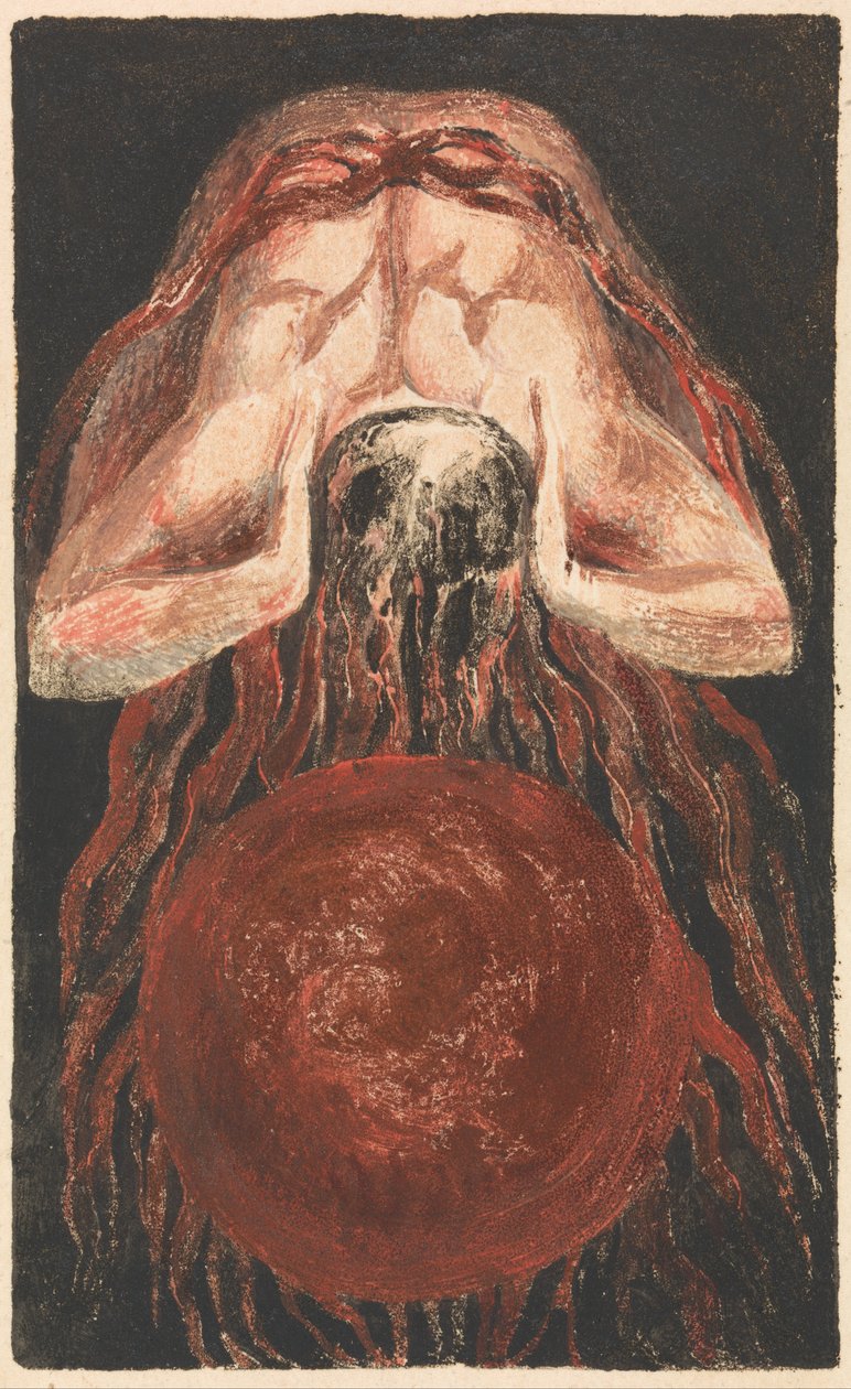 O Primeiro Livro de Urizen, Placa 16 (Bentley 17) de William Blake