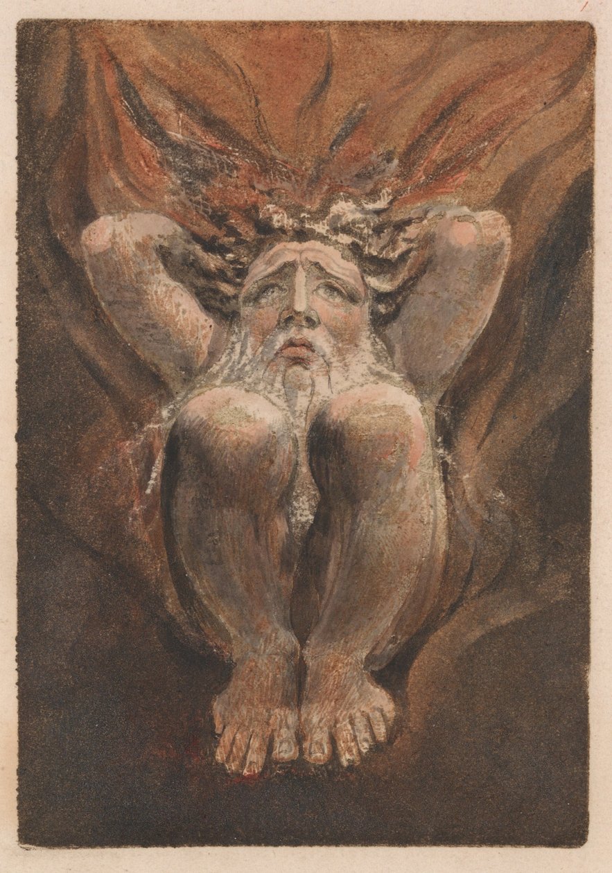 O Primeiro Livro de Urizen, Placa 21 (Bentley 16) de William Blake