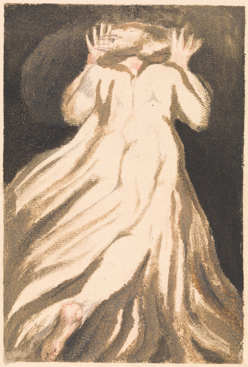 O Primeiro Livro de Urizen, Placa 21 (Bentley 27) de William Blake