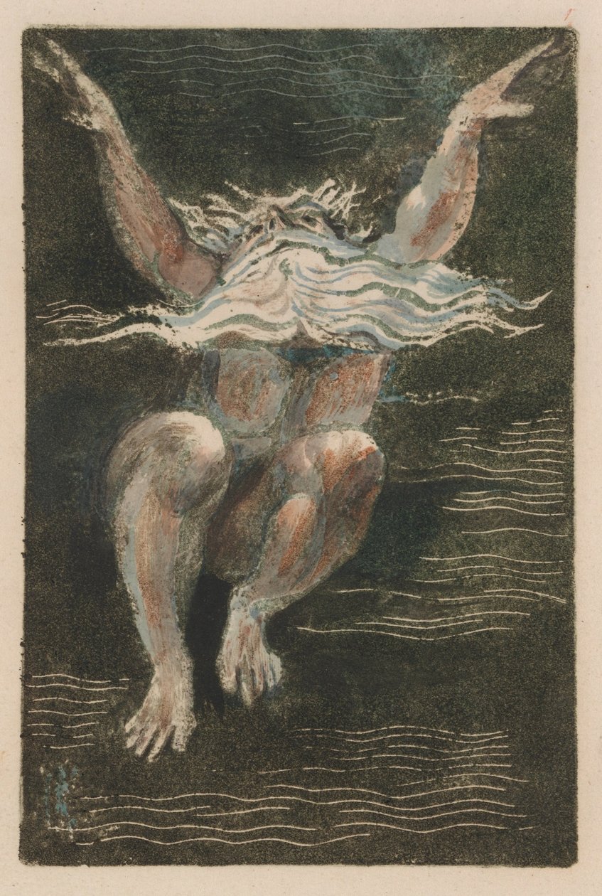 O primeiro livro de Urizen, placa 7 (Bentley 12) de William Blake