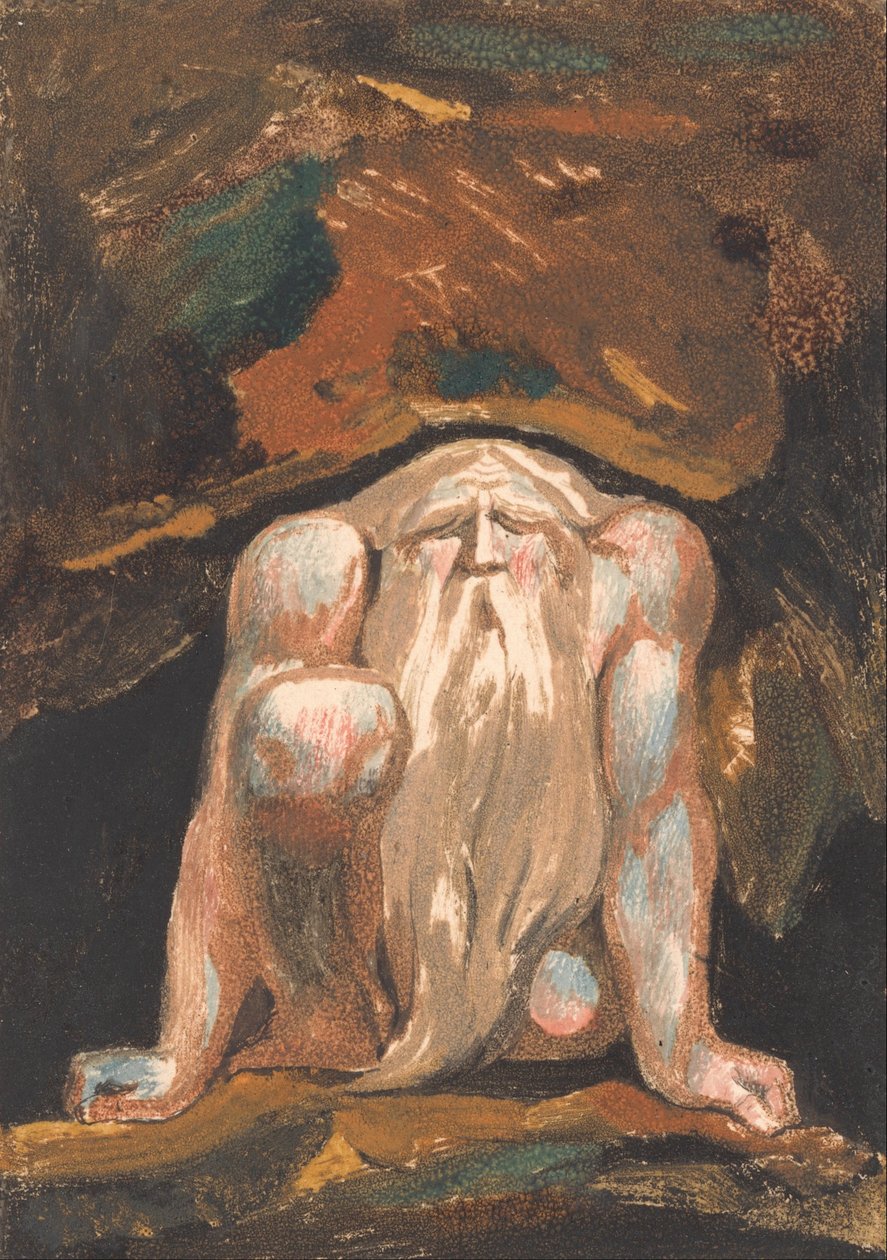 O primeiro livro de Urizen, placa 8 (Bentley 9) de William Blake