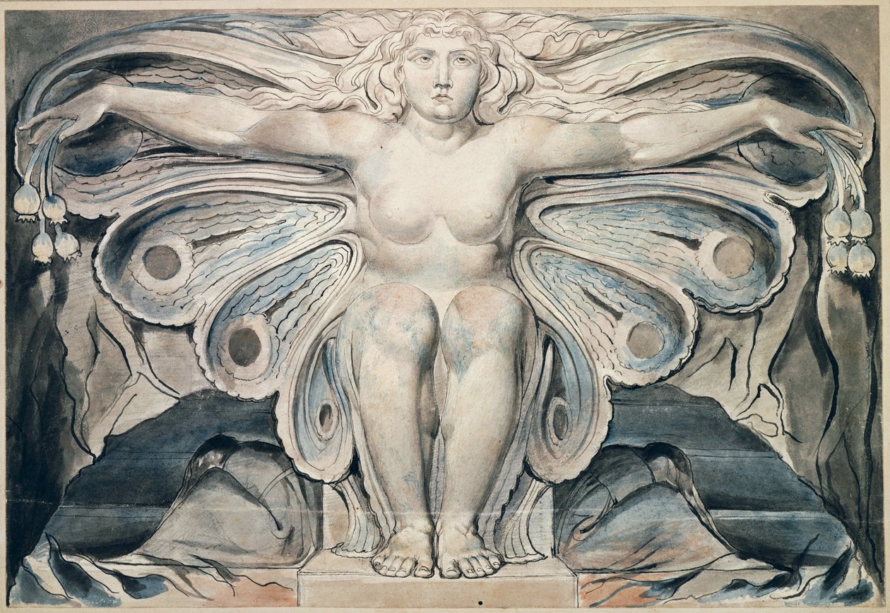 A sepultura, objeto 18 de William Blake