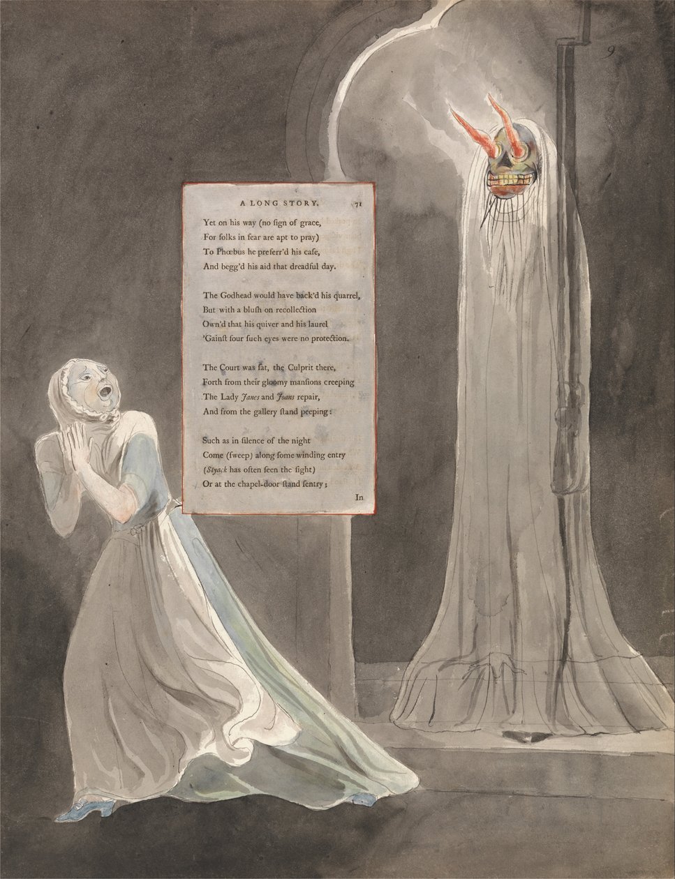 Os Poemas de Thomas Gray, Design 31, Uma Longa História. de William Blake