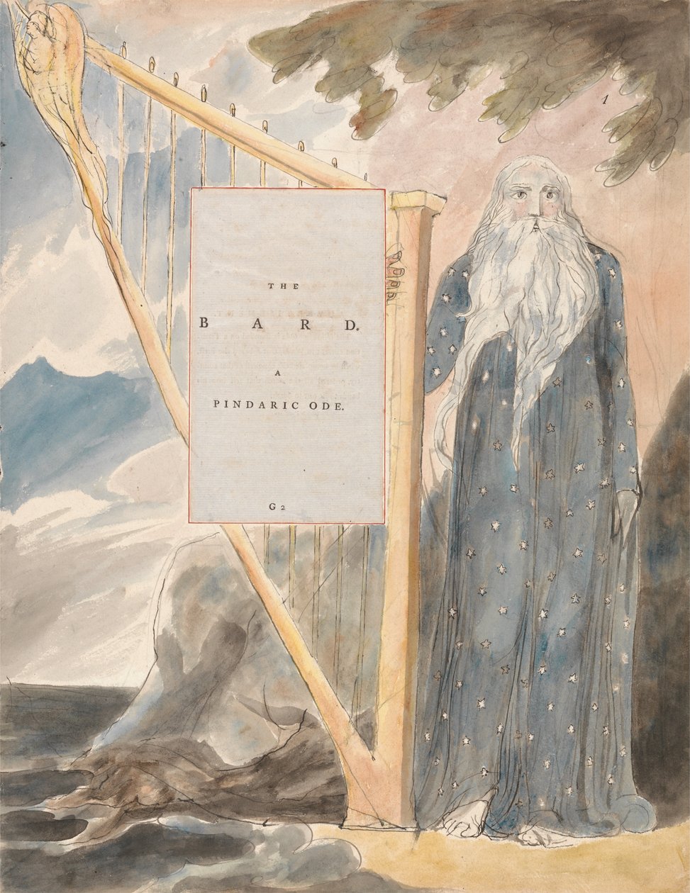 Os Poemas De Thomas Gray, Design 53, de William Blake