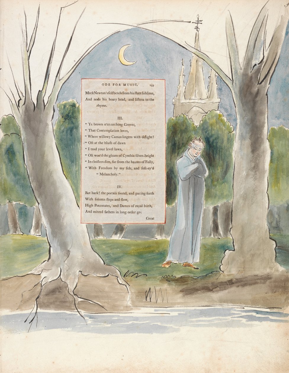 Os Poemas de Thomas Gray, Design 97, de William Blake