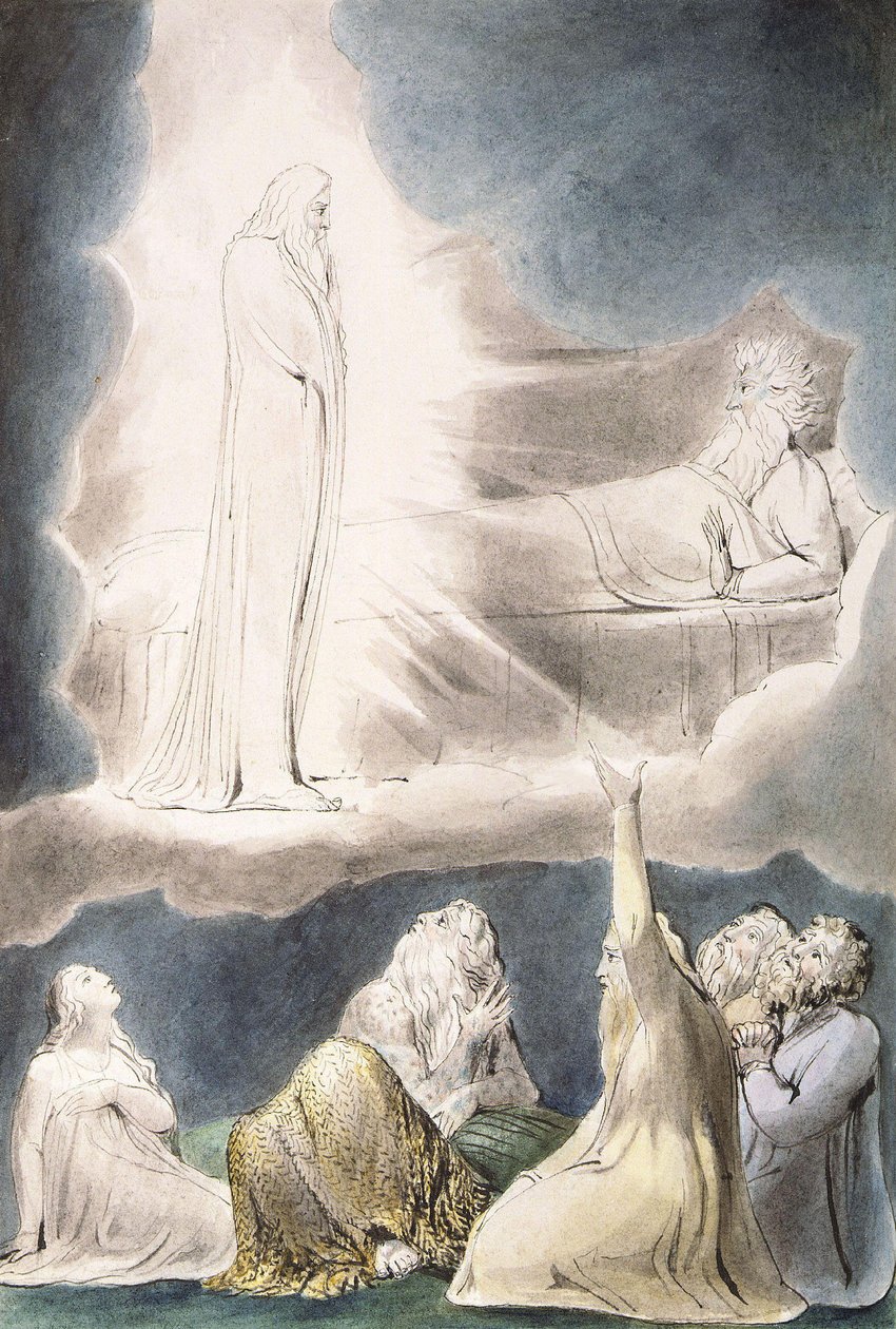 A visão de Elifaz de William Blake