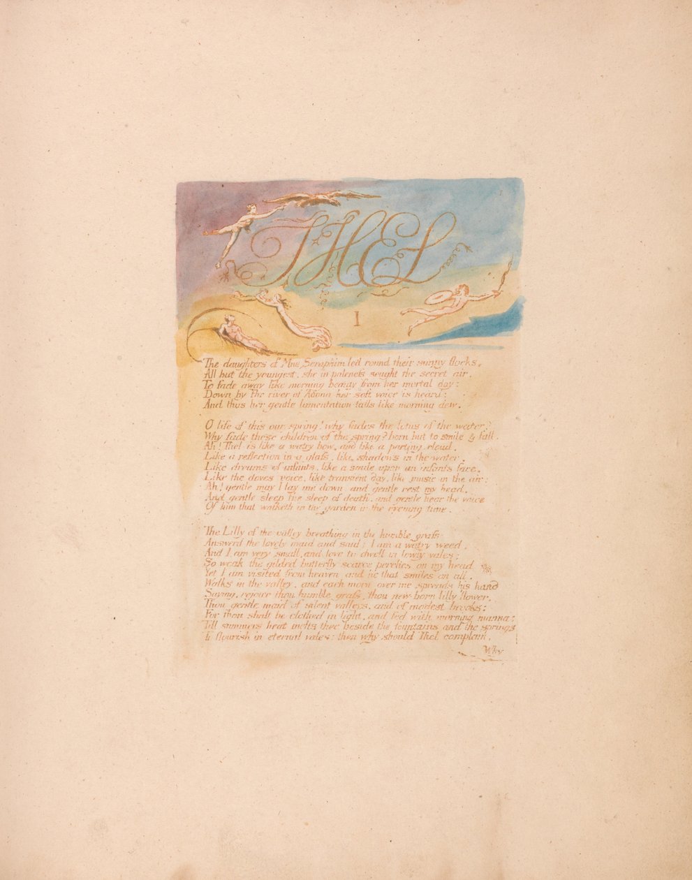As filhas de Mne Serafim. . . . de William Blake