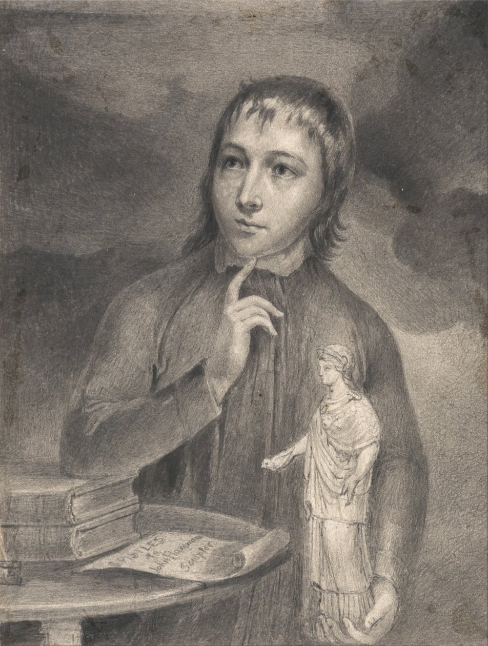 Thomas Alphonso Hayley, desenho de meio-comprimento de William Blake