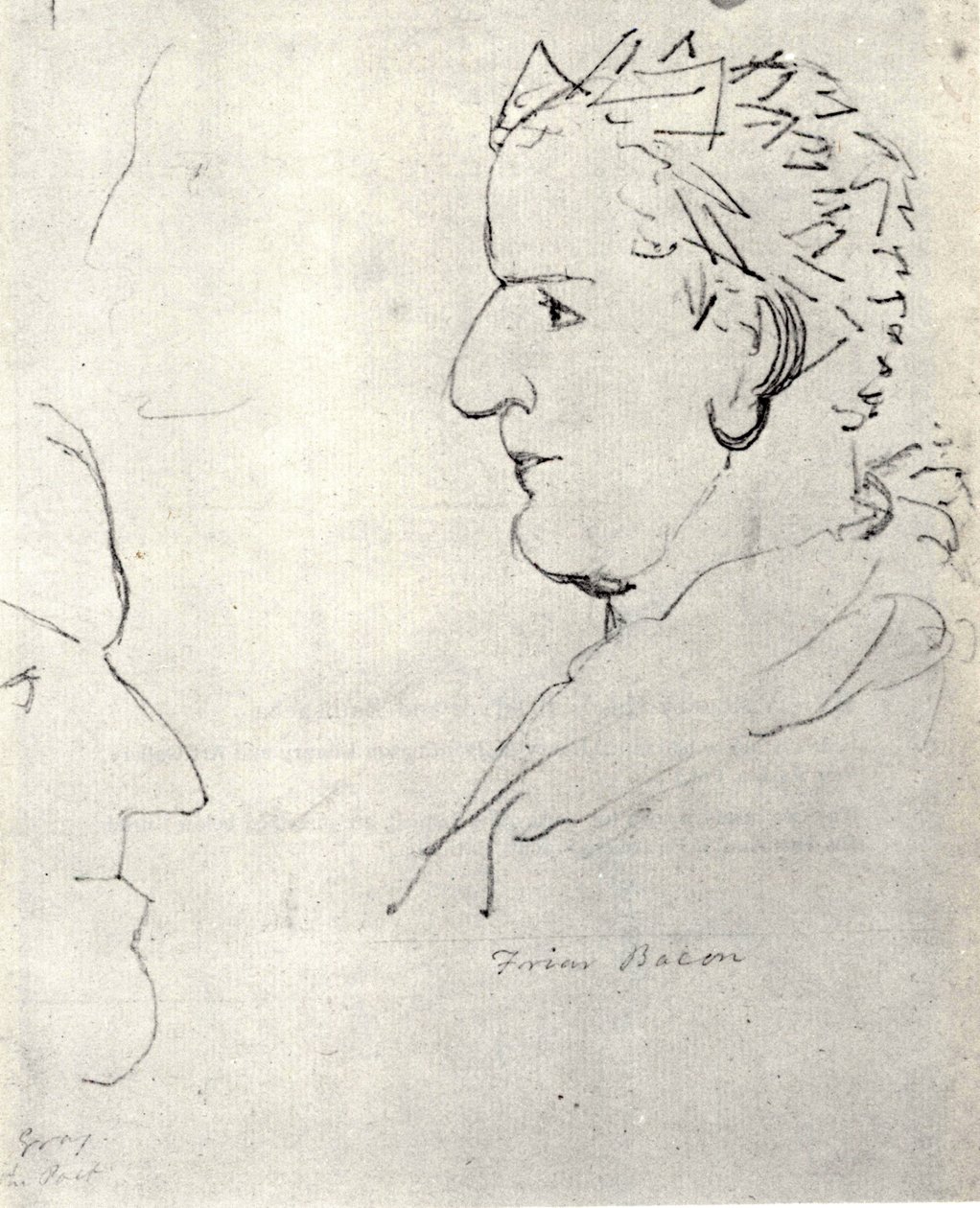 William Blake, chefes visionários de Frei Roger Bacon e Poet Gray de William Blake