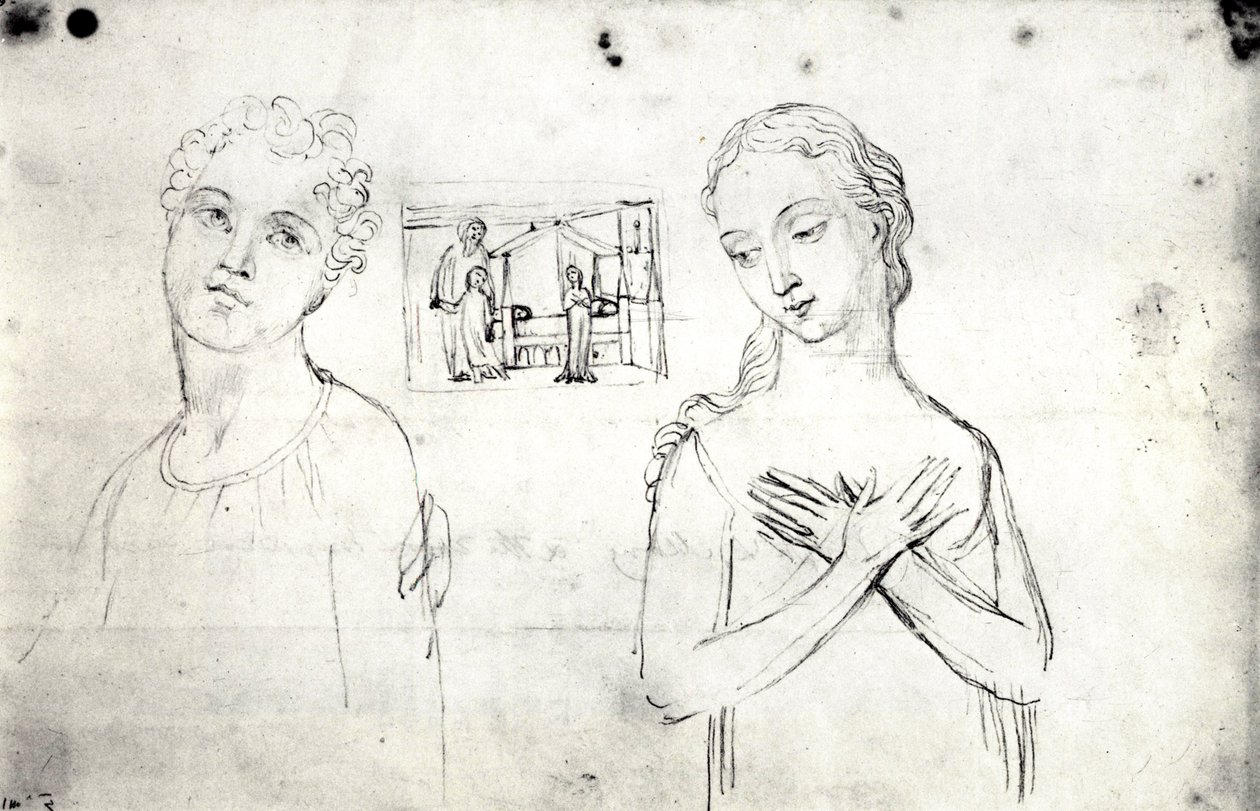 William Blake, chefes visionários de Joseph e Mary de William Blake