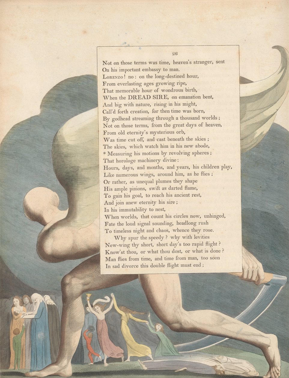 Pensamentos da Noite dos Jovens, Página 26, de William Blake