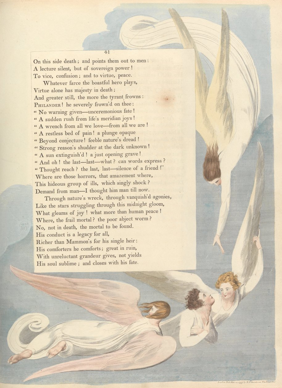 Pensamentos da Noite dos Jovens, Página 41 de William Blake