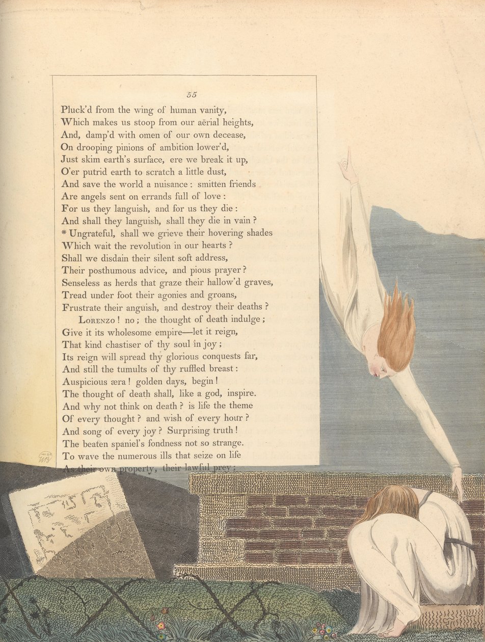 Pensamentos da Noite dos Jovens, Página 55, de William Blake