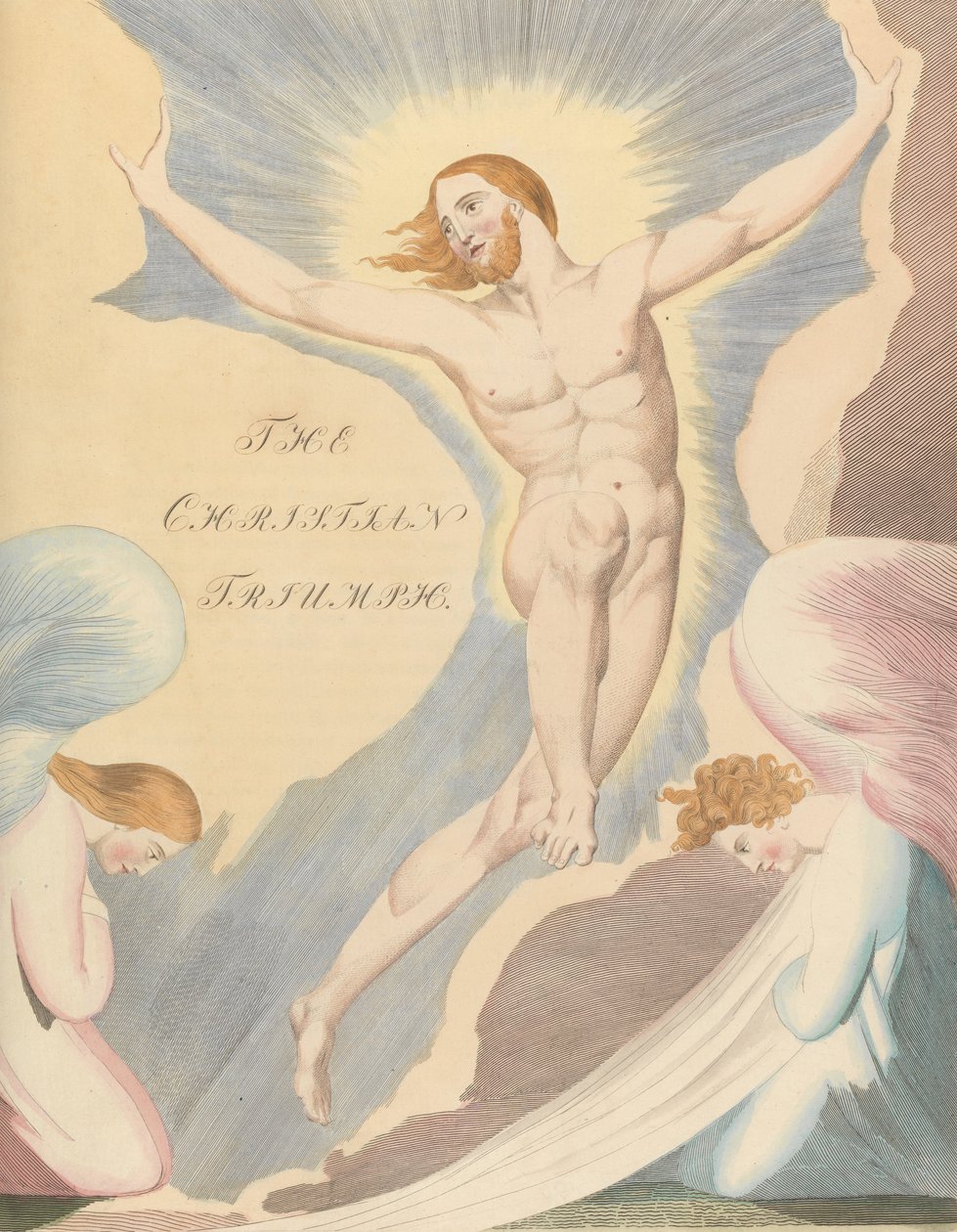 Pensamentos da noite dos jovens, página 65, noite o quarto, o triunfo cristão. de William Blake