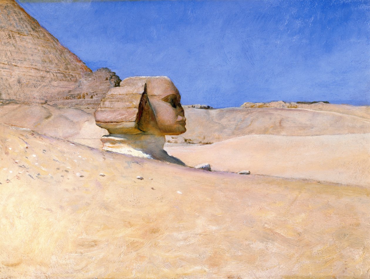 A Esfinge ao meio-dia no verão, c.1885 de William Blake Richmond