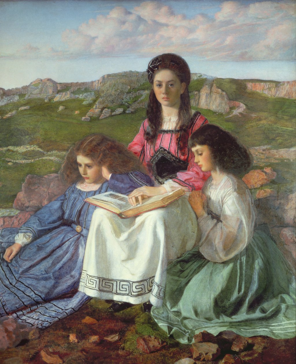 As três irmãs de Dean Liddell de William Blake Richmond