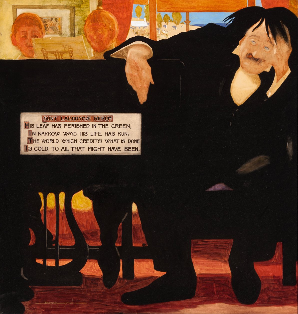 O músico de William Blamire Young