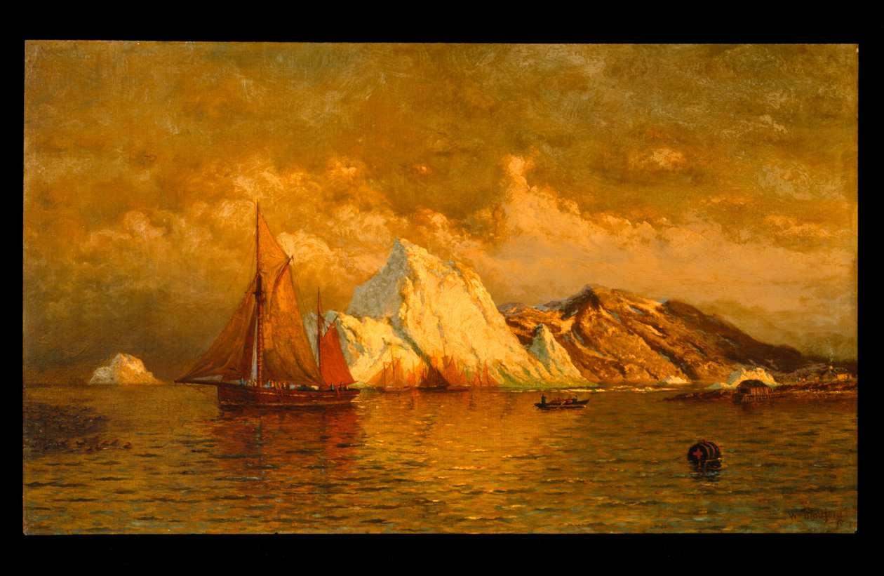 Perto da meia-noite, Labrador, c.1880 de William Bradford