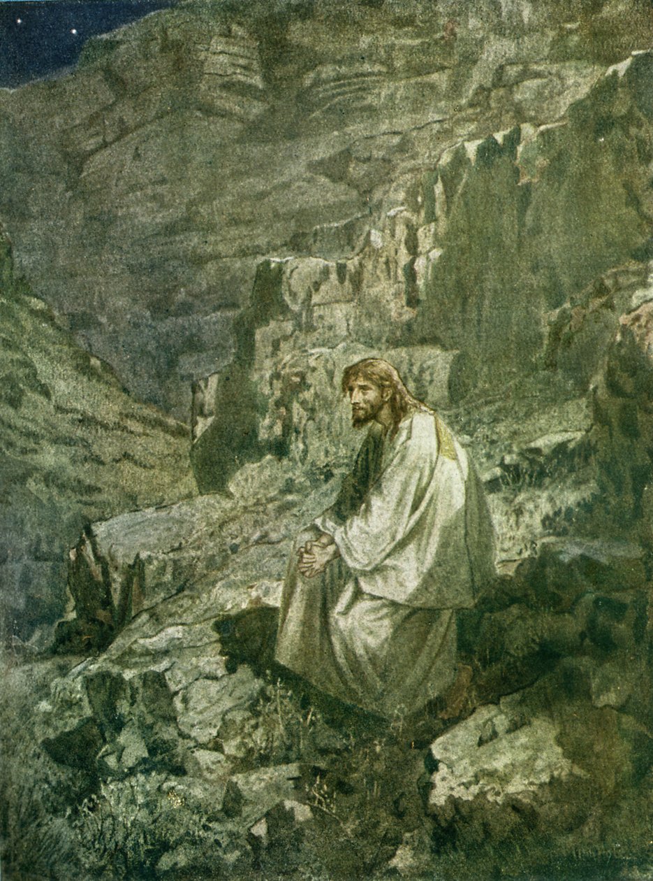 A tentação de Jesus - Bíblia de William Brassey Hole