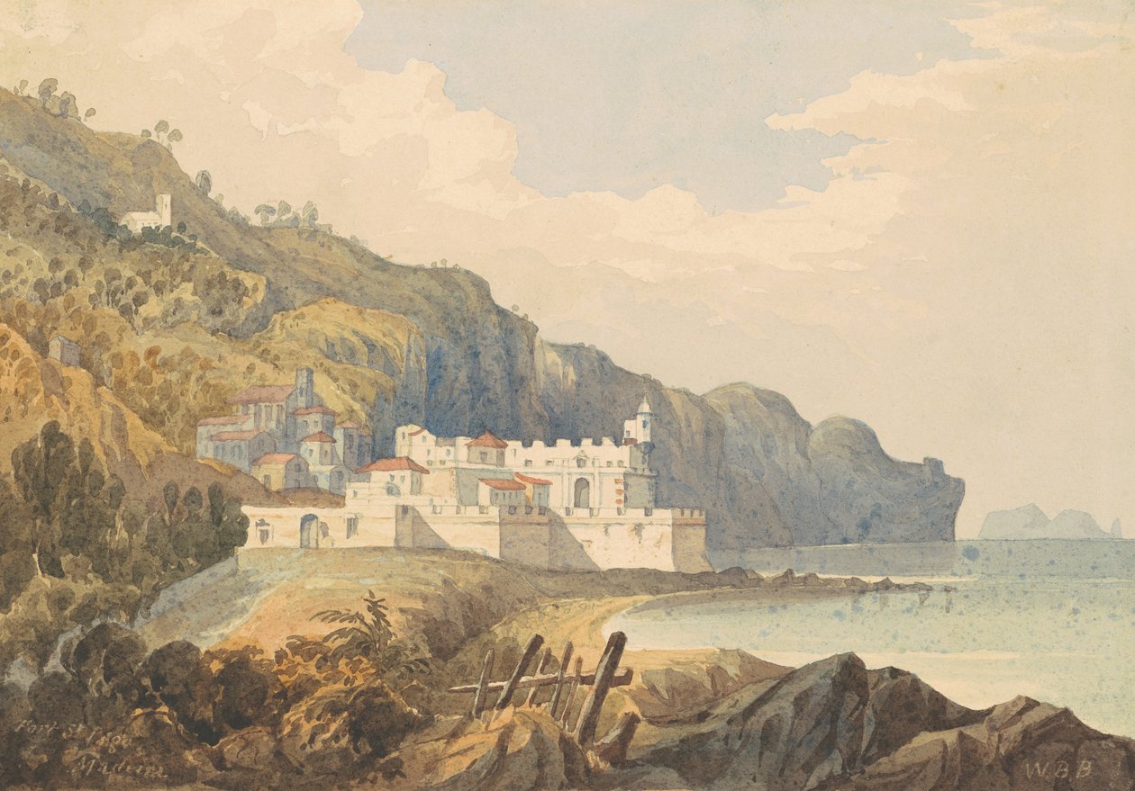 Forte St. Iago, Madeira, c.1850 de William Brenton Boggs