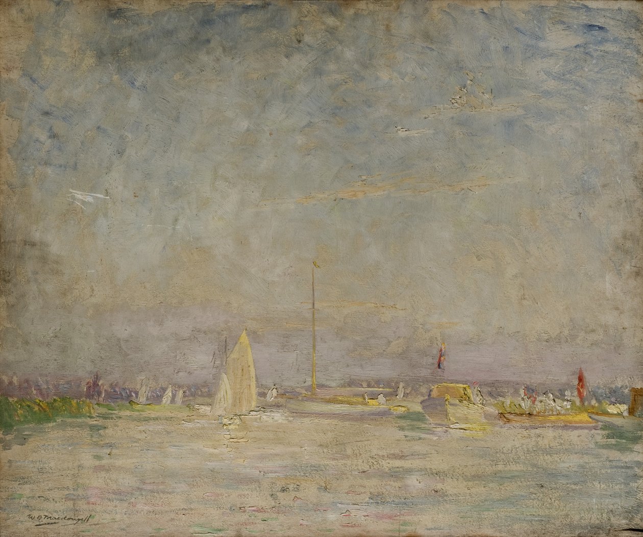 No início da noite no rio Aut de William Brown MacDougall
