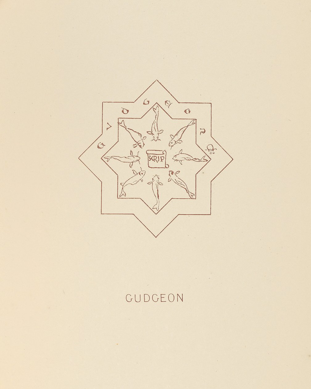 Gudgeon, 1878 de William Burges