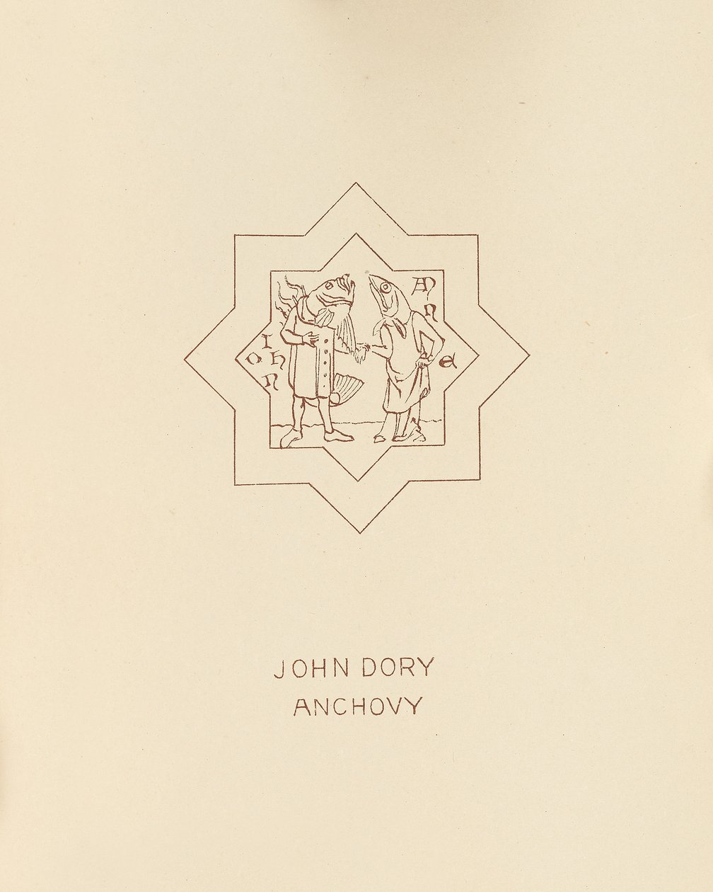 John Dory, Anchova, 1878 de William Burges