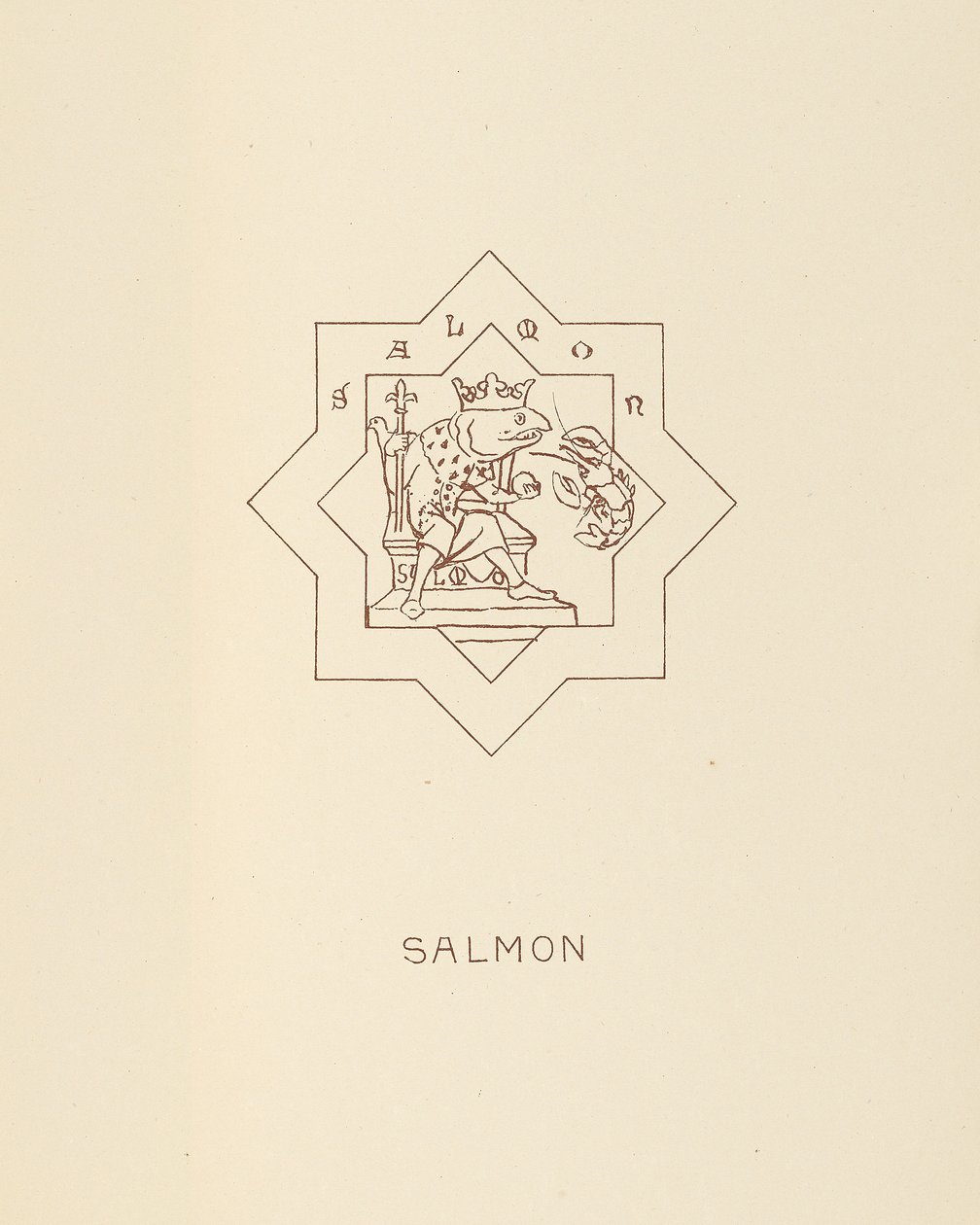 Salmão, 1878 de William Burges