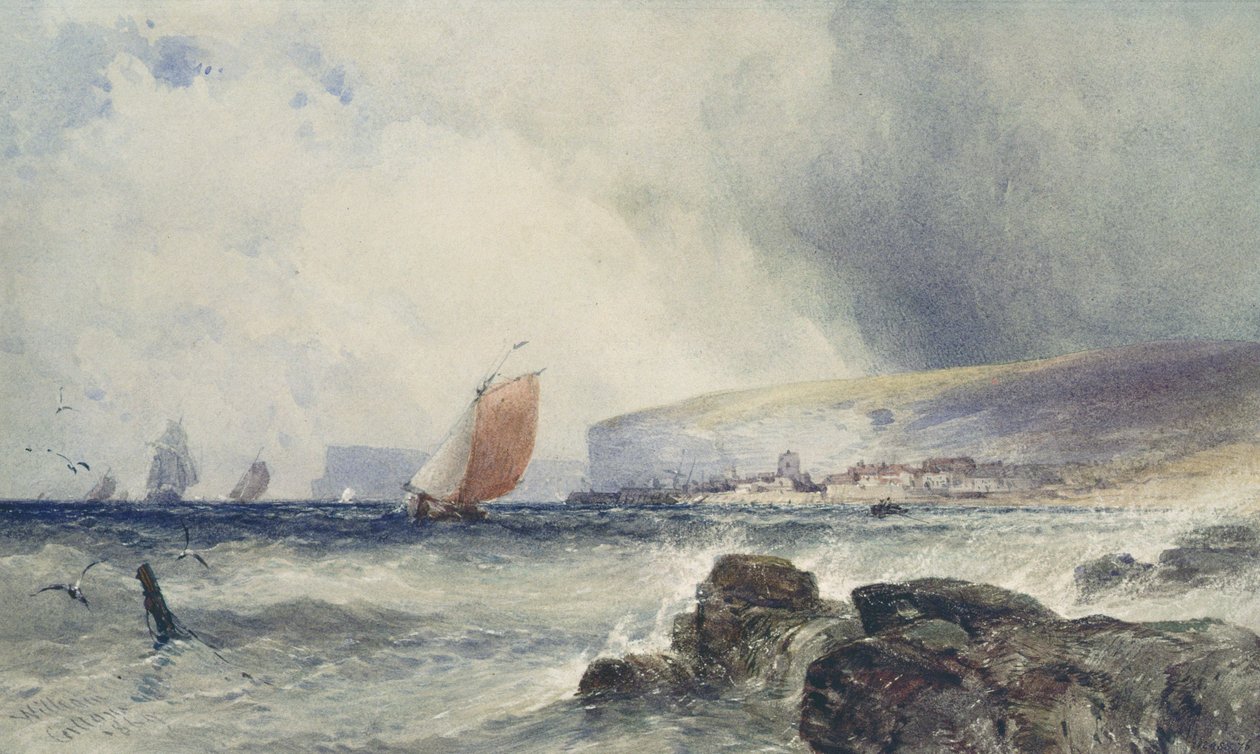 Cena da costa de William Callow