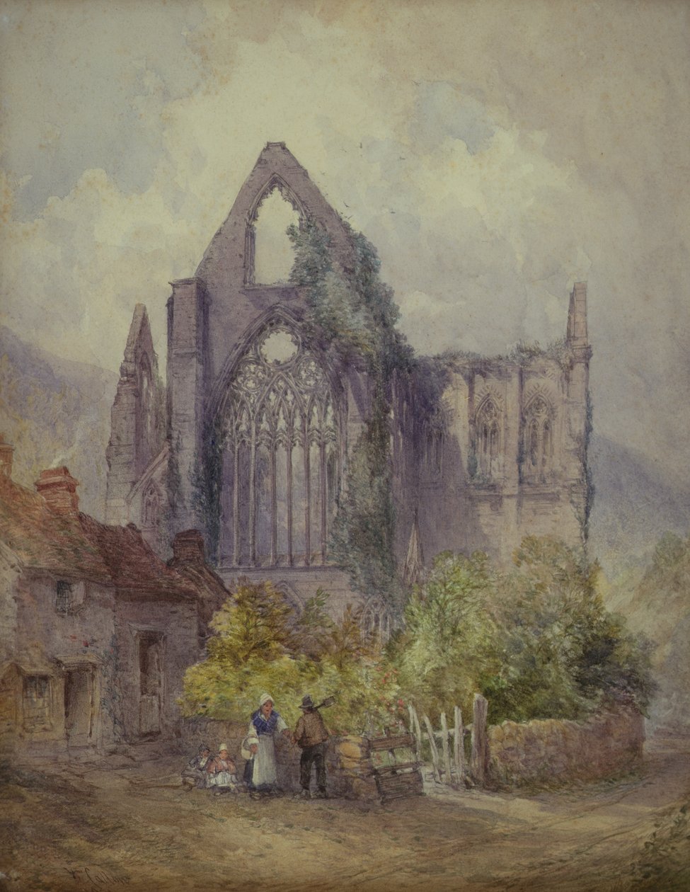 Abadia de Tintern, 1901 (wc no papel) de William Callow