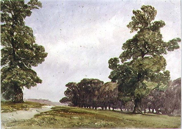 Vista em Hyde Park de William Callow
