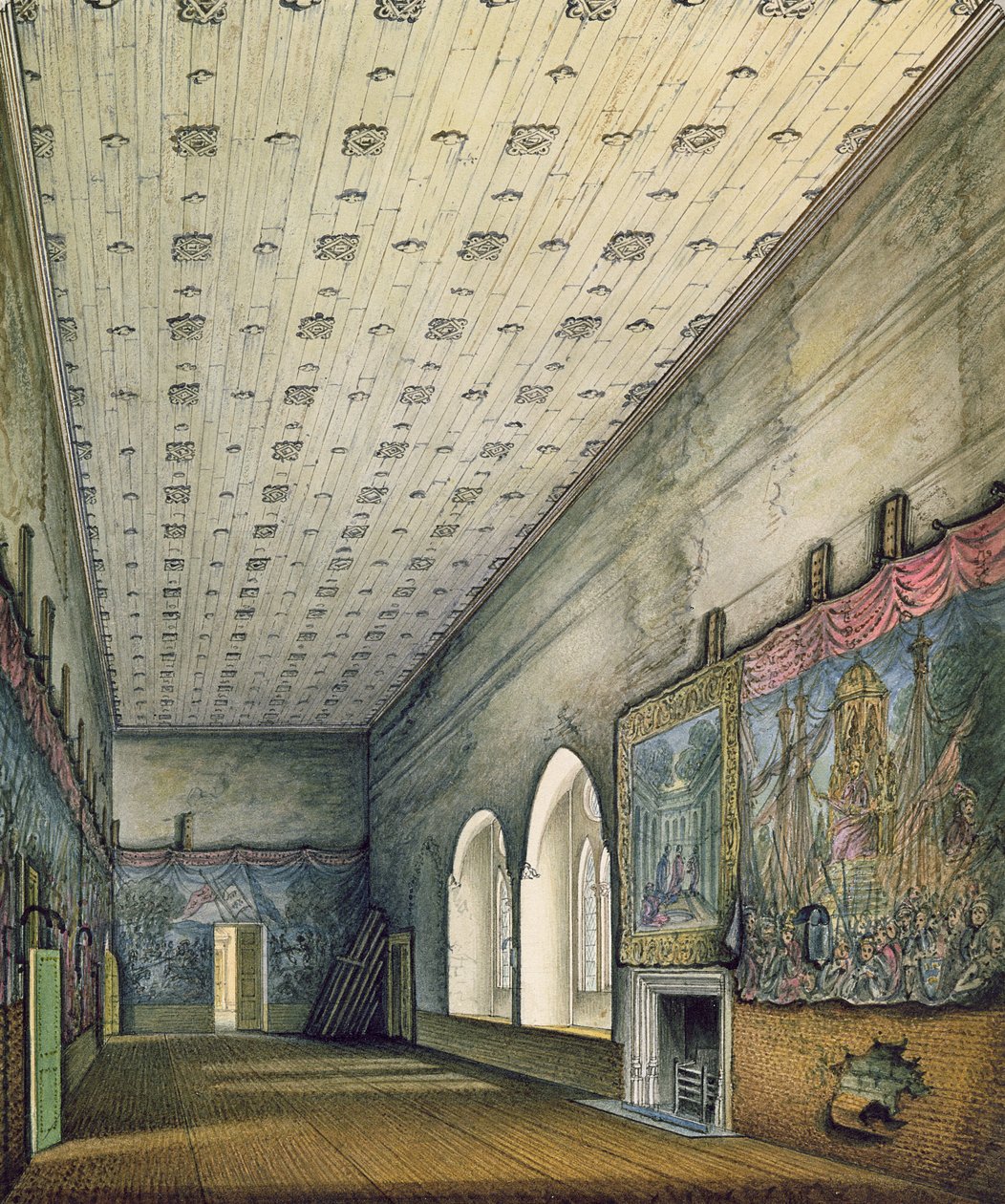 Câmara do Palácio de Westminster, c.1817 de William Capon