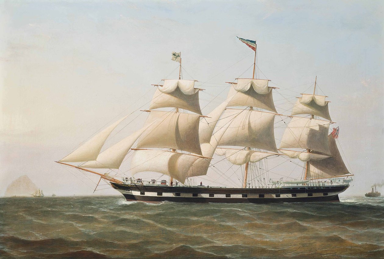 O navio totalmente equipado de William Clark