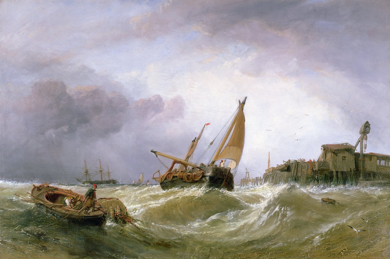 O rio Texel de Clarkson Frederick Stanfield