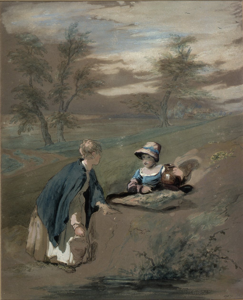 Meninas camponesas de Kentish de William Collins