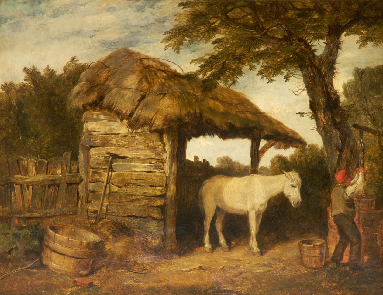 Galpão rústico, c.1800-47 de William Collins