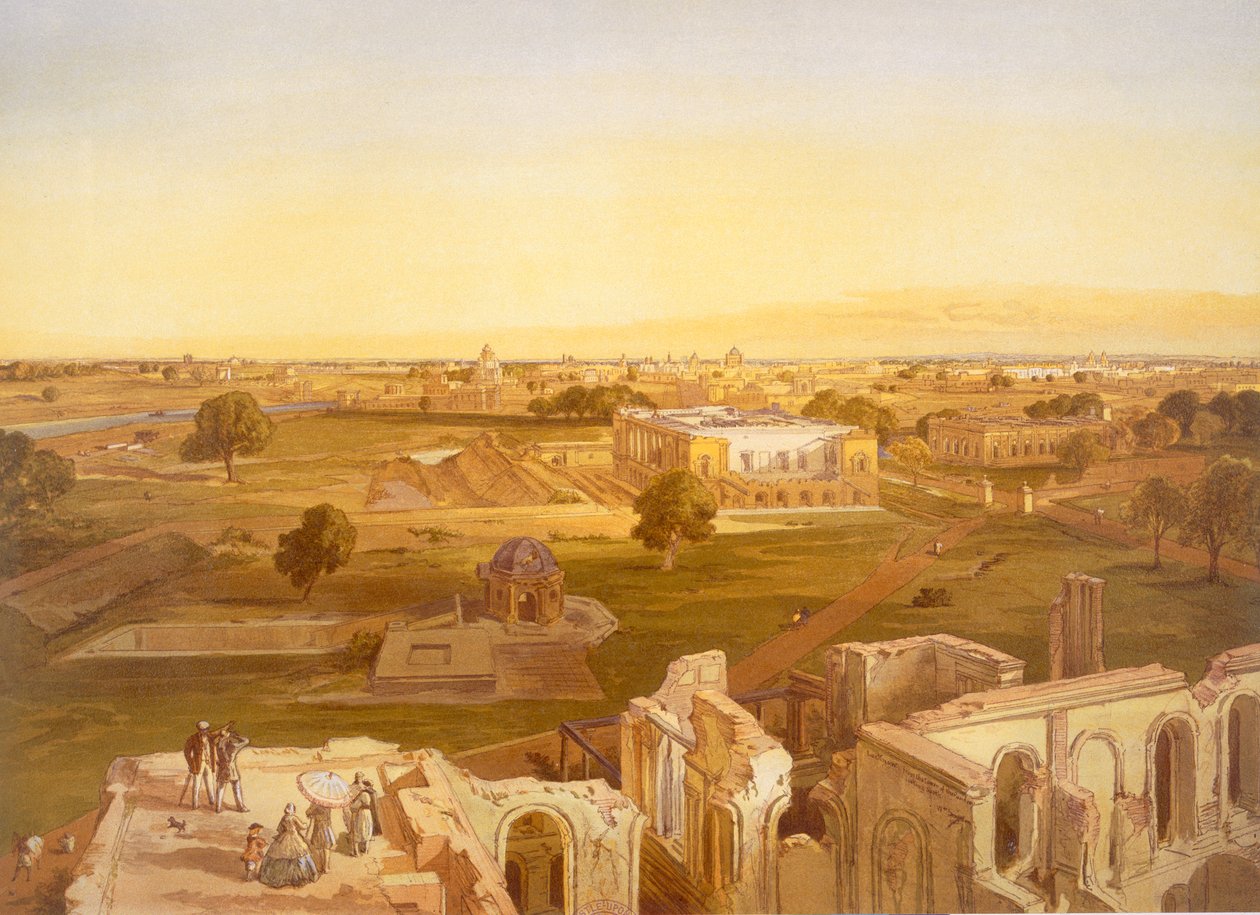 Lucknow, de &39;India Ancient and Modern&39;, 1867 de William Crimea Simpson
